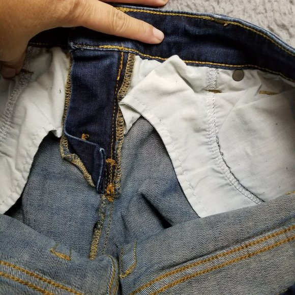 Torrid Shorts Womens 12 Medium Wash Floral Stretch Mid Rise Frayed Hem Denim - Picture 12 of 15